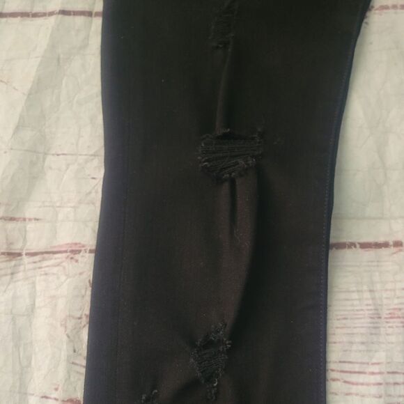 Bridge by gly Distressed Mid Rise Ankle Skinny Jeans Size 26 NWT - Picture 5 of 6